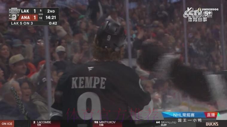 常规赛：洛杉矶国王VS阿纳海姆小鸭